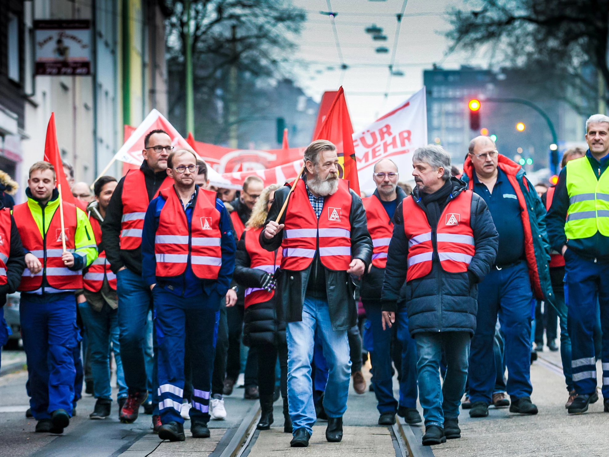 Warnstreik in Essen