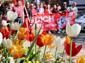 Erst unsere Jobs, dann eure Profite - 1. Mai-Aktionen in der Region