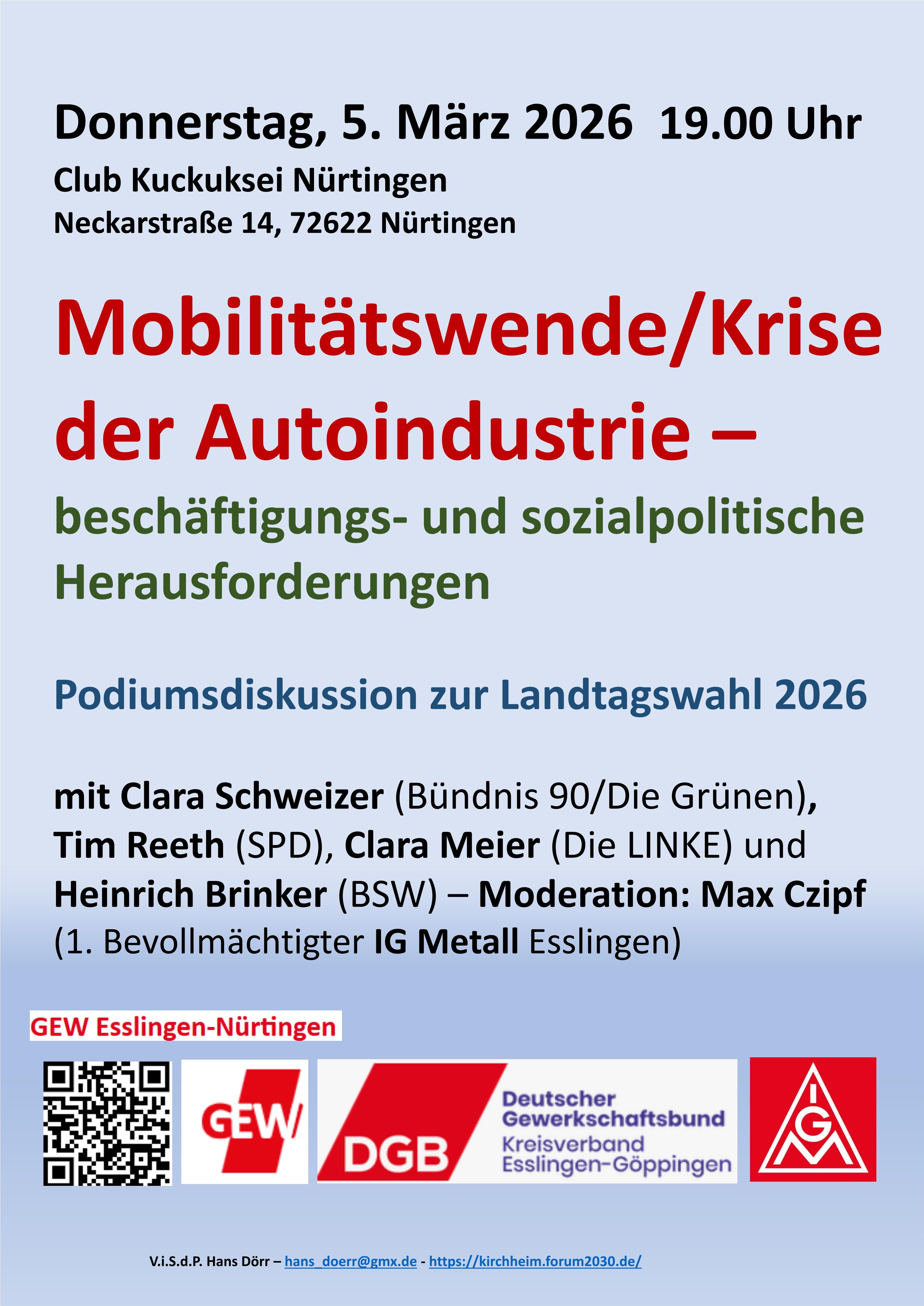 Podiumsdiskussion